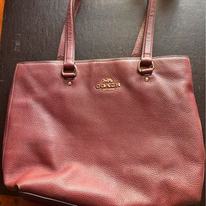 Maroon Coach Bag